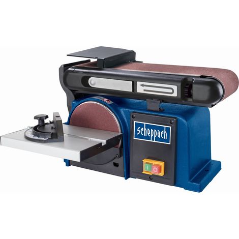 Levigatrice combinata da banco nastro 100 mm disco 150 mm Scheppach bts800