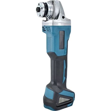 Meuleuse d'angle sans fil compatible avec batterie Makita 18V, 10 000 tr/min, moteur sans balais pour couper, meuler, polir, etc. (Batterie incluse). (1/5)