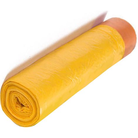 Sacs poubelle à cordon, sacs épais grande capacité pour cuisine, salle de bain et bureau, lot de 15 (1/5)