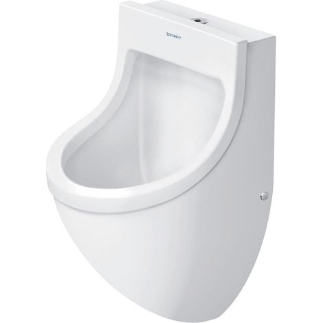 Urinoir DU Starck 3, entrée supérieure avec aspiration, sans couvercle, sans moustiquaire, blanc, HYG