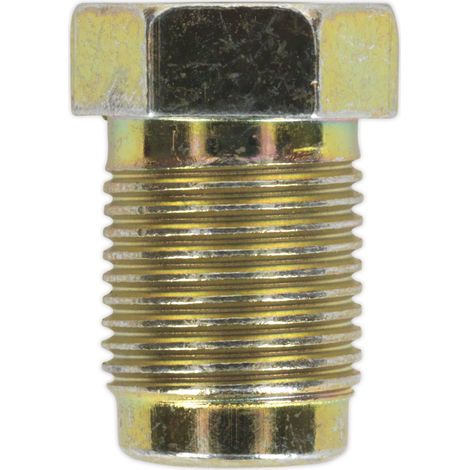 Sealey Brake Pipe Nut Part Thread Male M12 x 1mm - Pack of 25 BN12100PT
