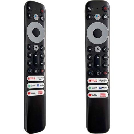 Remplacement Telecommande TCL RC902V pour TCL Smart TV 4K UHD QLED TV (Pas de Fonction vocale,Aucun Réglage Requis)