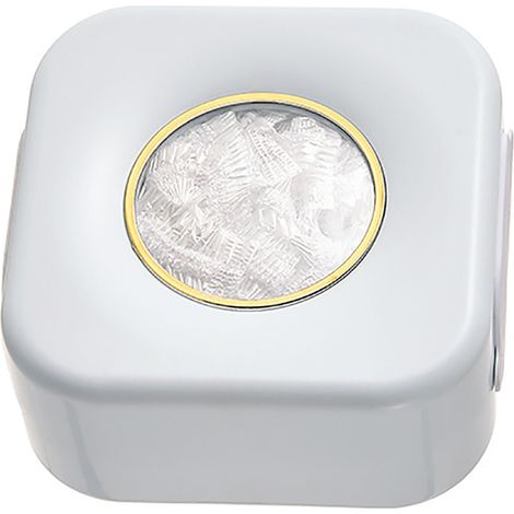 Boîte de Rangement Extra-plats : Boîte Murale Anti-Dégât pour Film Plastique, Couvres-chaussures et Couvres-cheveux (15x15x7 cm) (1/3)