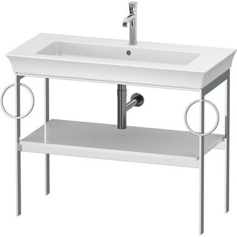 DURAVIT WT4547B8585 Console métallique murale White Tulip (1/2)