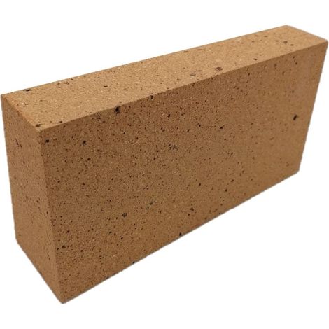 Couteau réfractaire dense 220 x 110 x 60 / 40 mm - 35% d'alumine