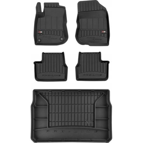 Jeu de tapis de sol 3D en caoutchouc pour Peugeot 208 1 HB 2012-2019 zs (1/5)