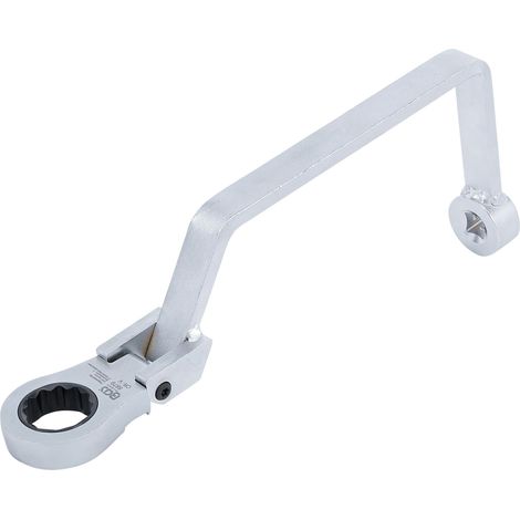 BGS Llave polygonal de carraca metálica 27 mm para cambio de aceite (1/4)