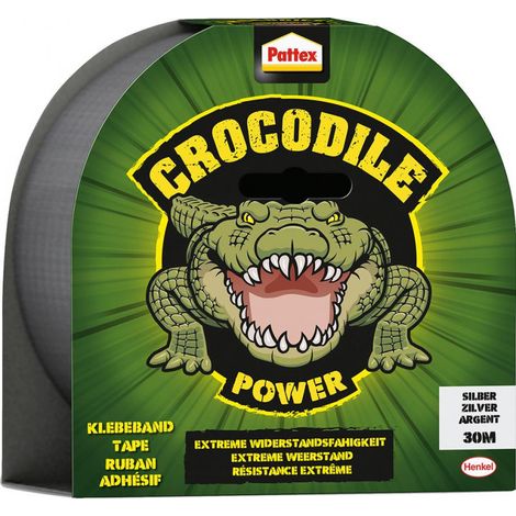 Henkel Crocodile Power PCPT6 Nastro adesivo Argento (L x L) 30 m x 48 mm 1 pz. (1/2)