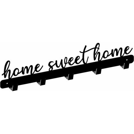 WS15 Kleiderbügel, HOME SWEET HOME 2, Strukturschwarz (1/5)
