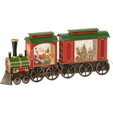 Train Musique à LED "Père-Noël" 47cm Multicolore (1/5)
