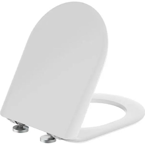 WC-Sitz Lips H050 in weißem Thermoplast mit verstellbaren Edelstahl-Scharnieren