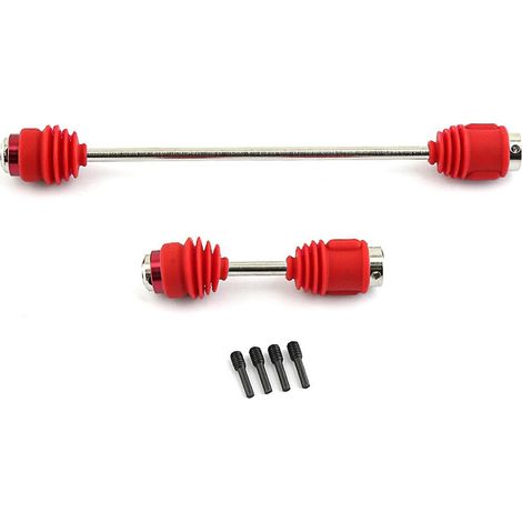 Mittelantriebswelle aus Metall und Stahl mit Staubmanschetten, Ersatz für Traxxas Summit 1/10 Re-Red (1/5)
