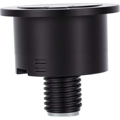 Bouton de chasse d'eau double poussoir de remplacement pour Roca A822505500, valve à cylindre améliorée, réservoir d'eau à double chasse, noir mat T2240KC (1/5)