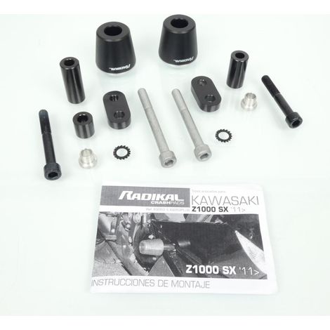 Tampon pare carter Radikal EQ353PLUS pour moto Kawasaki Z 1000 SX (1/3)