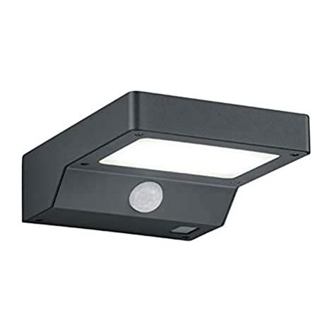 Applique Led Esterno IP44 Solare Ricaricabile Antracite e Sensore Fomosa GD Trio (1/4)