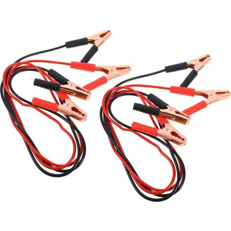 2 Pièces Câbles de Démarrage pour Voiture 500a Robustes en Kit (1/5)