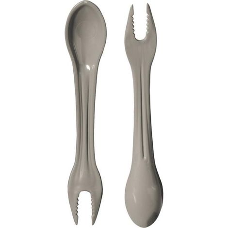 Posate in plastica Bali Tortora picker 6 pezzi blim veca (1/2)