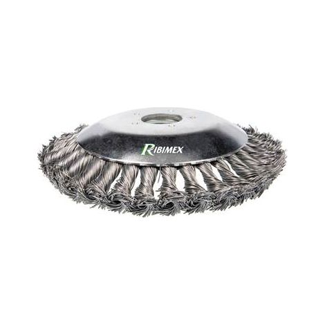 Ribiland – Tête de débroussailleuse en métal 150 mm – Pour dallages et terrasses – Entraxe 25.4 mm – Garantie 2 ans