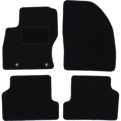 Schwarze Veloursmatten für: Ford Focus MK2 Kombi, Limousine, Fließheck (2004-2011) (1/5)