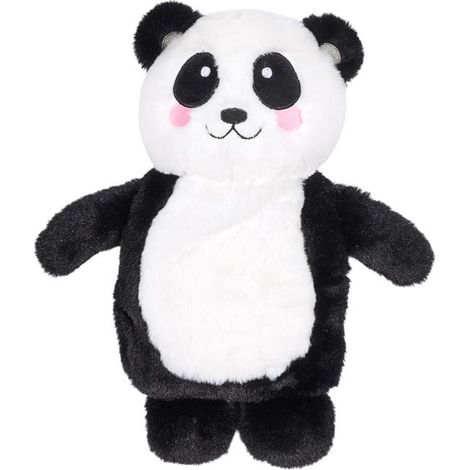 Bouillotte Peluche Micro-Ondable "Panda" 34cm Noir & Blanc (1/5)