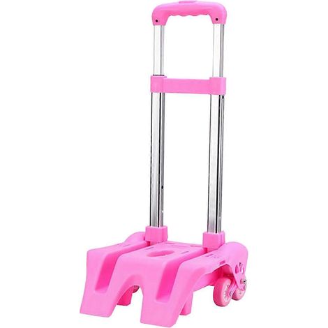 Chariot à roulettes pliable et compact à 6 roues en alliage d'aluminium, idéal pour faire ses courses. (1/5)