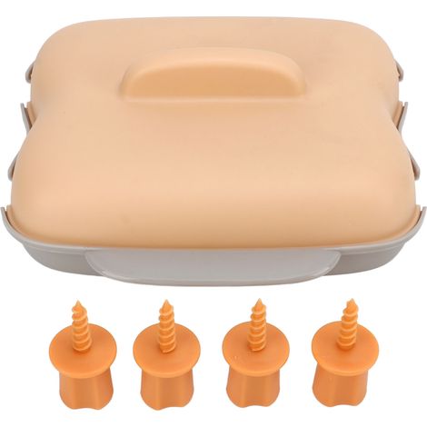 Cuiseur à maïs micro-ondes portable, 2 épis, sans BPA, en PP alimentaire, avec poignée, outil de cuisson vapeur pour cuisine, couleur beige