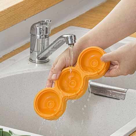 Selbstgemachte Silikon-Eisformen, Eisformen für glasierte Donuts, Eisformen, lebensmittelechte Eiswürfelformen, Sunset-Orangenformen. (1/5)