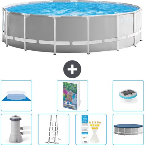 Intex Piscine Prism Frame Ronde - 457x122 cm - 8-pièces S596