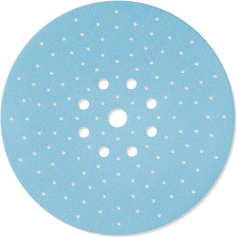 25 Disque Abrasif Grain 80 Diamètre 225mm Pour Ponceuse Long Col Plâtre Ciment