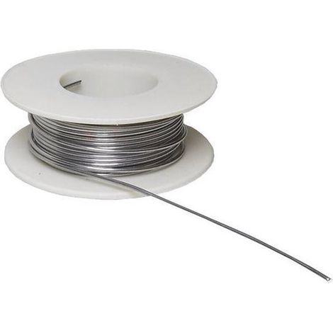 Fil à souder en étain Ø 1 mm - 55 g - Rouleau avec noyau de flux - Soudure électronique