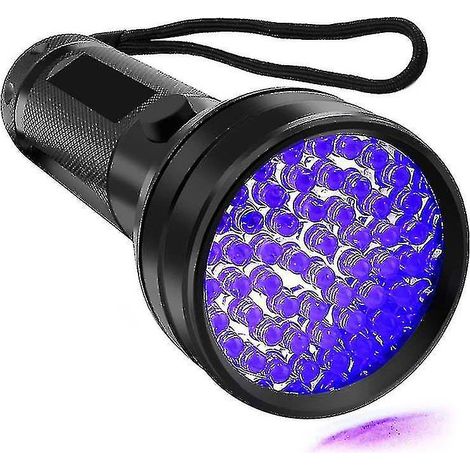Uv Flashlight Black Light Uv Lights 51 Led Ultraviolet Blacklight Pet Urine Detector For Dog/cat Urinedry Stainsbed Bug Matching With Pet Odor Eli (1/4)