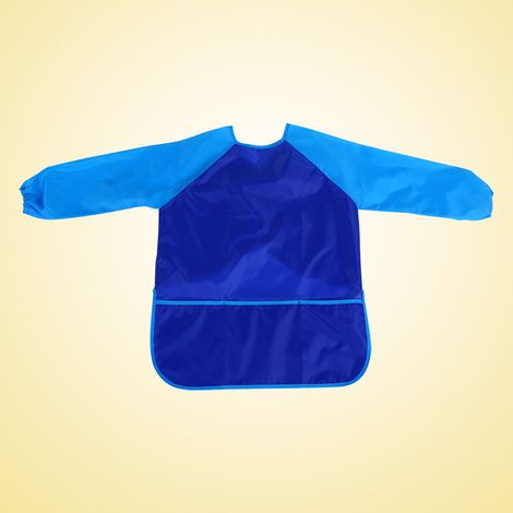 Tablier imperméable pour enfant, idéal pour le dessin, la peinture et la cuisine, avec poche. (1/5)