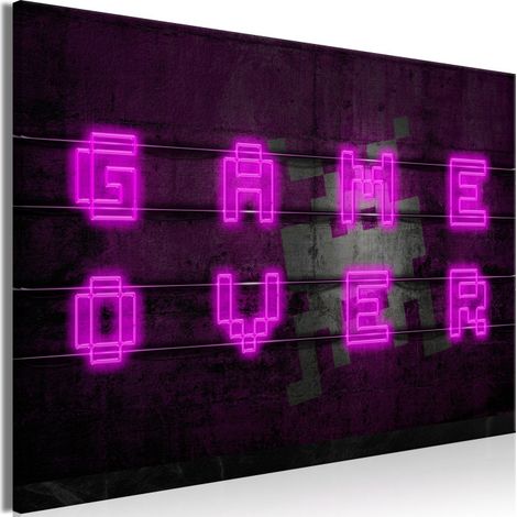 Tableau Imprimé "Pink Neon Wide" 60 x 90 cm (1/2)