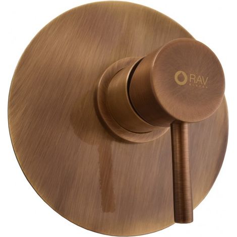 Mitigeur douche encastrable SEINA en laiton bronze 15 cm (1/3)