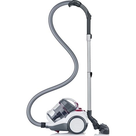 Aspirateur traineau sans sac cyclonique - SEVERIN CY7088 - 750 W - 79 dB - 2 L - Blanc / Rouge (1/2)