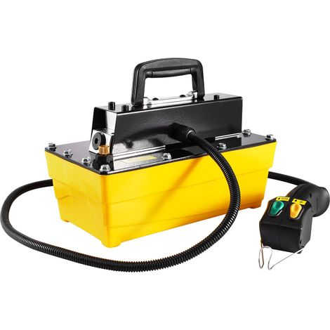 Pompe hydraulique pneumatique 689 bar (10 000 PSI), réservoir 2,3 L, sortie NPT 9,5 mm, entrée NPT 6,4 mm, avec télécommande (1/5)