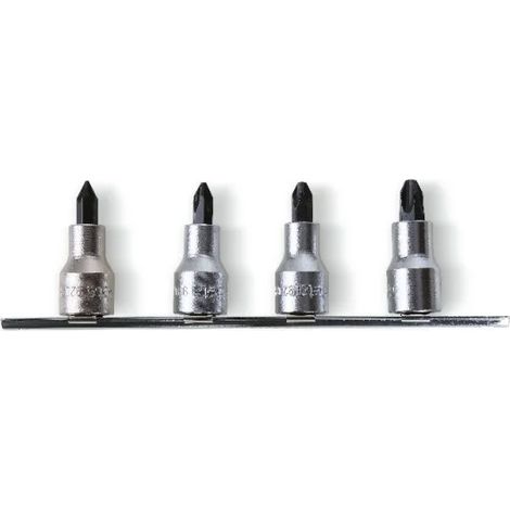 Beta 920PH/SB4 Jeu de douilles pour tournevis Phillips 1/2" chromé 4pcs.