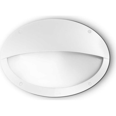Ideal Lux Maddi - Applique murale extérieure à 1 demi-diffuseur blanc IP66, E27 (1/2)