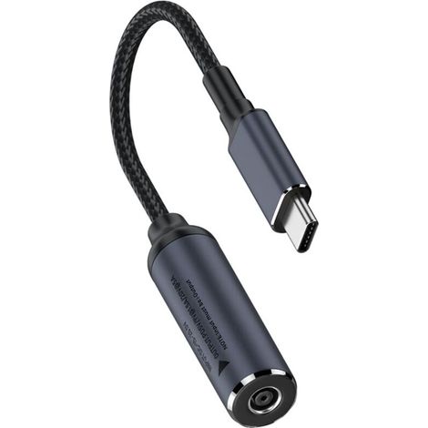 Câble d'Alimentation DC Mâle vers USB C PD 100W Type-C pour Téléphones Tablettes et Ordinateurs Portables