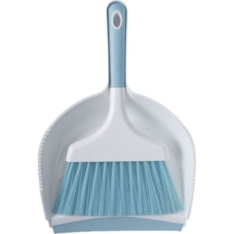 Ensemble pelle et balayette de table, coloris bleu azur, format 21 × 35 cm, nettoyage quotidien