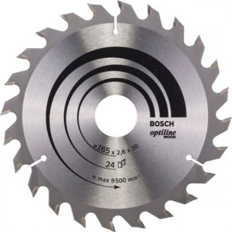 Disco da sega circolare PRO Wood, 165 x 2,6 x 30 mm, T24