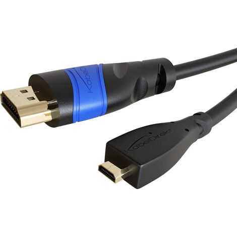 Câble Micro HDMI - 5m - 4K@60Hz, bidirectionnel (1/5)