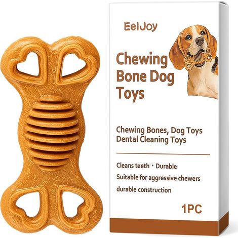Os à mâcher pour animaux de compagnie, jouet durable, sûr et pratique pour le jeu et le divertissement quotidiens des chiens -- 1 pièce -- AUTLEAD (1/5)