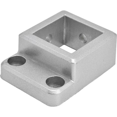 Connecteur d'angle en alliage d'aluminium 4040 à base fixe, unidirectionnel, pour la fixation de pieds à bride (1/4)
