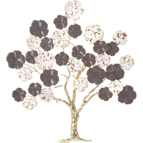 Décoration Murale en Métal "Albero Purpy" 80cm Multicolore (1/5)