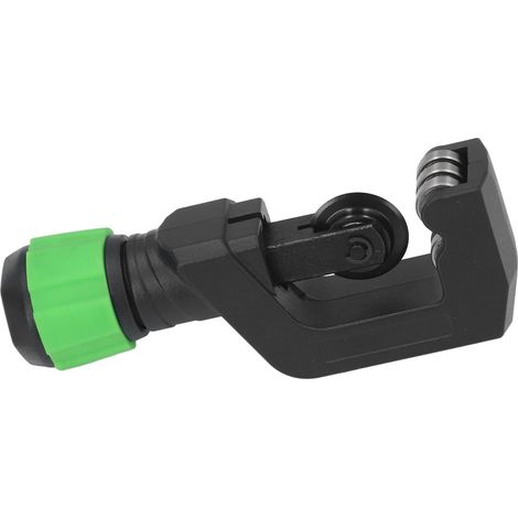 Coupe-tube métal alliage aluminium avec roulement pour gaine cuivre 4-32mm usage plomberie robuste (1/5)