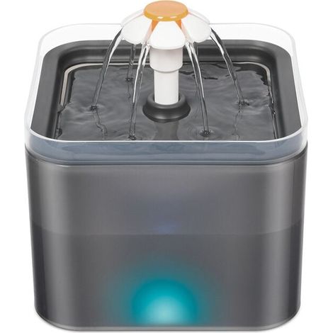 Fontaine à eau automatique à LED 2L pour chats et animaux domestiques (1/4)
