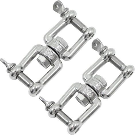 Anneau pivotant en acier inoxydable 304, connecteurs pour fauteuil suspendu, balançoire, sac de frappe, 2 pcs Odipie (1/5)