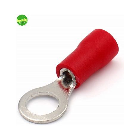Capicorda Electraline occhiello 4,3mm 10pz rosso