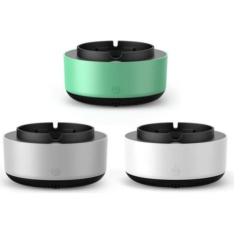 Ventilateur cou portable360°,USB mini blanc,extérieur couleurs multiples CENDRIER (1/5)